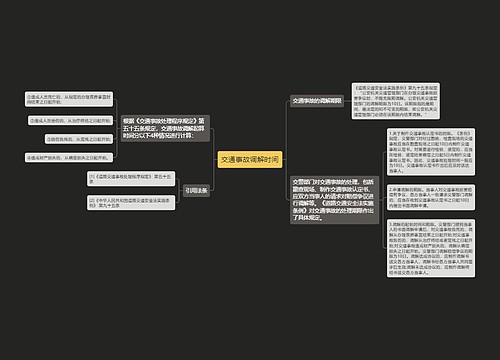 交通事故调解时间