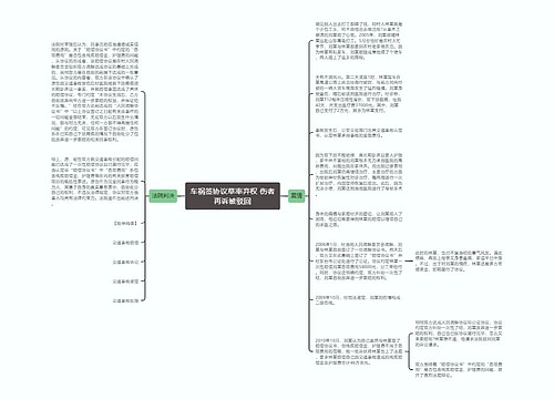 车祸签协议草率弃权 伤者再诉被驳回