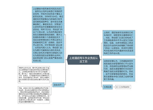 上班酒后驾车负全责应认定工伤