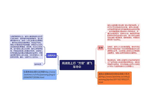 高速路上行“方便”遭飞车夺命