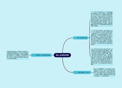 撞人走保险流程