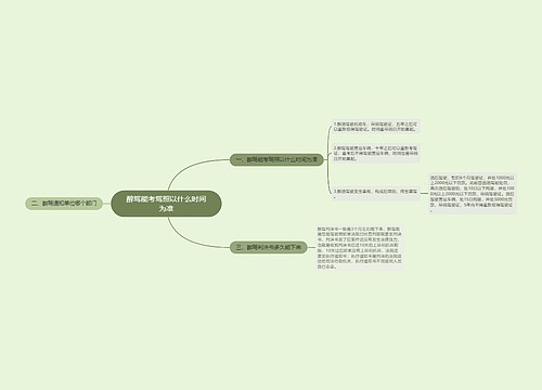 醉驾能考驾照以什么时间为准