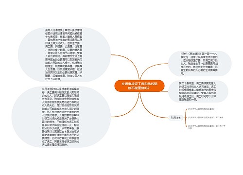 交通事故误工费和伤残赔偿不能重复吗？