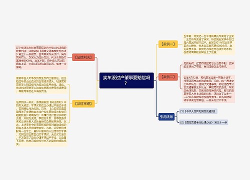 卖车没过户肇事要赔偿吗？