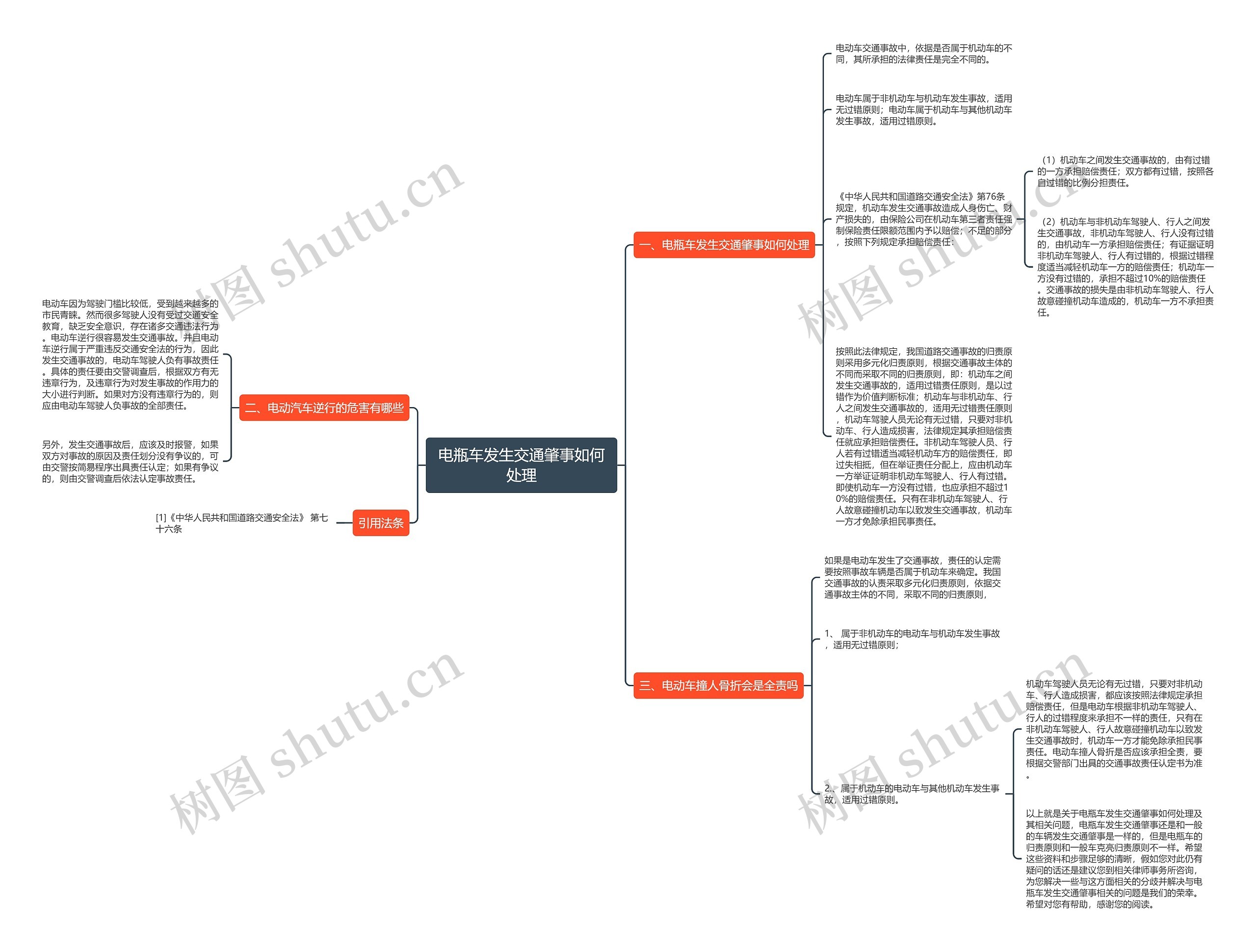 电瓶车发生交通肇事如何处理 电瓶车发生交通肇事如何处理