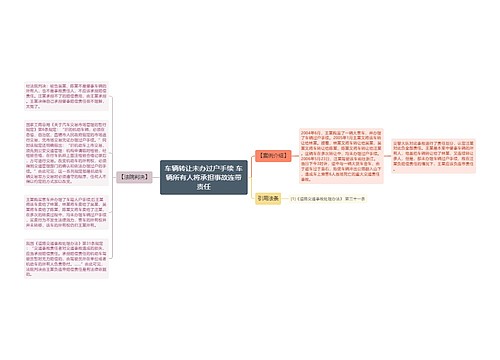 车辆转让未办过户手续 车辆所有人将承担事故连带责任