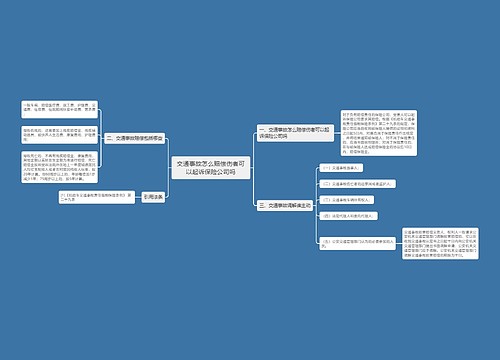 交通事故怎么赔偿伤者可以起诉保险公司吗