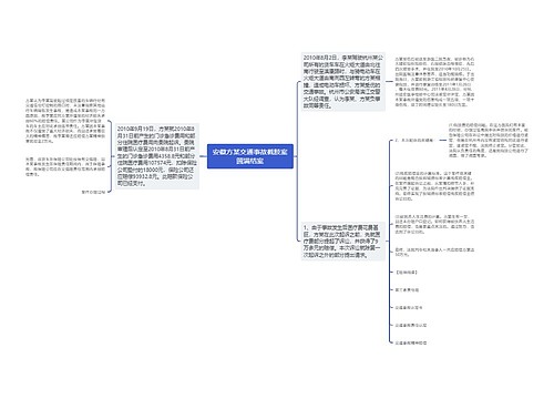 安徽方某交通事故截肢案圆满结案