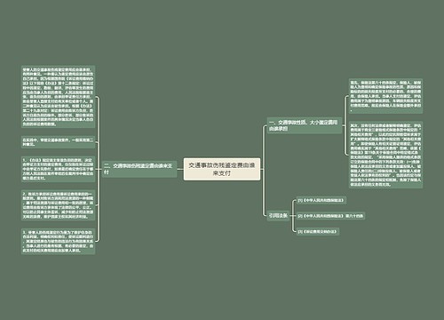 交通事故伤残鉴定费由谁来支付