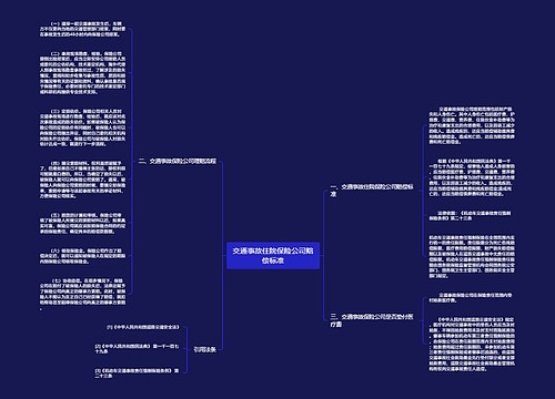 交通事故住院保险公司赔偿标准