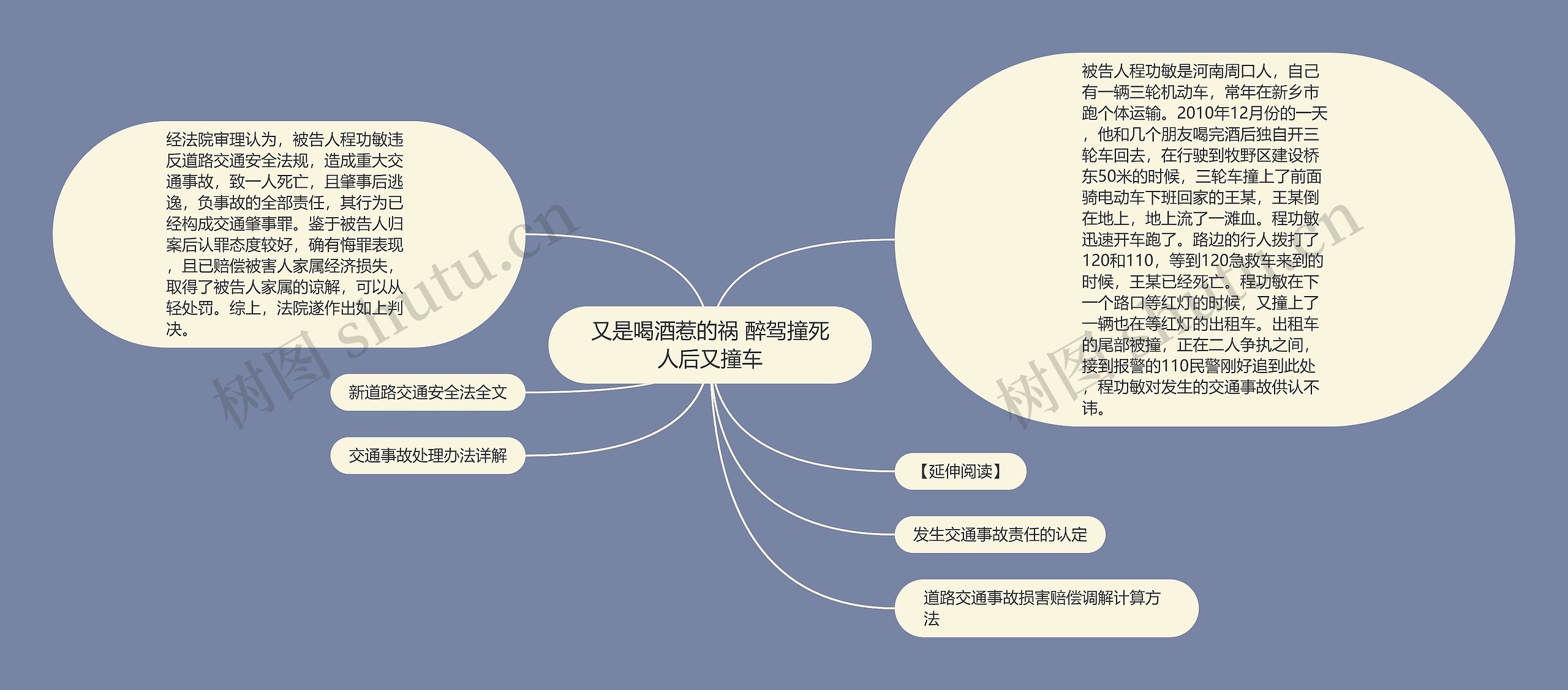 又是喝酒惹的祸 醉驾撞死人后又撞车思维导图