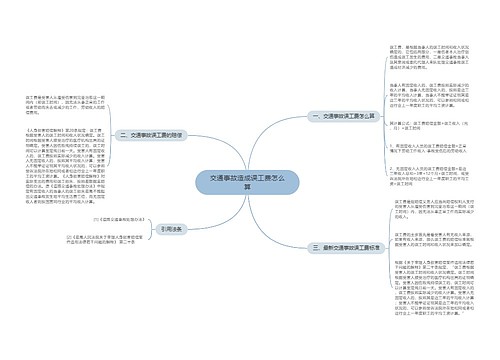 交通事故造成误工费怎么算