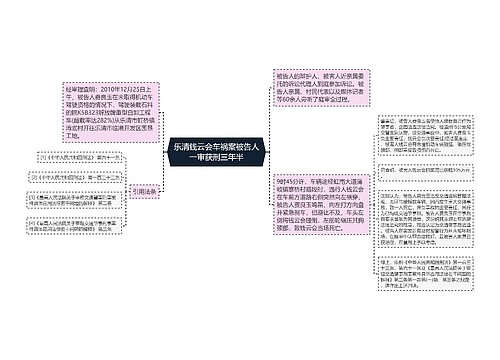 乐清钱云会车祸案被告人一审获刑三年半