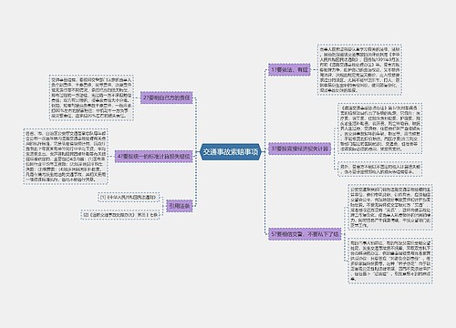 交通事故索赔事项