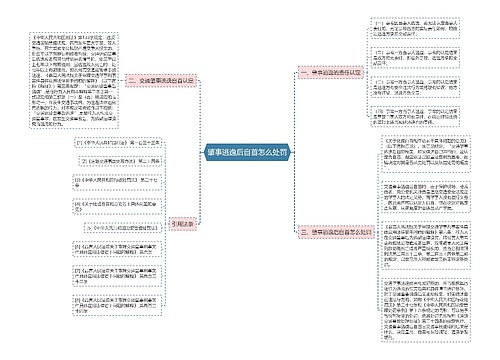 肇事逃逸后自首怎么处罚