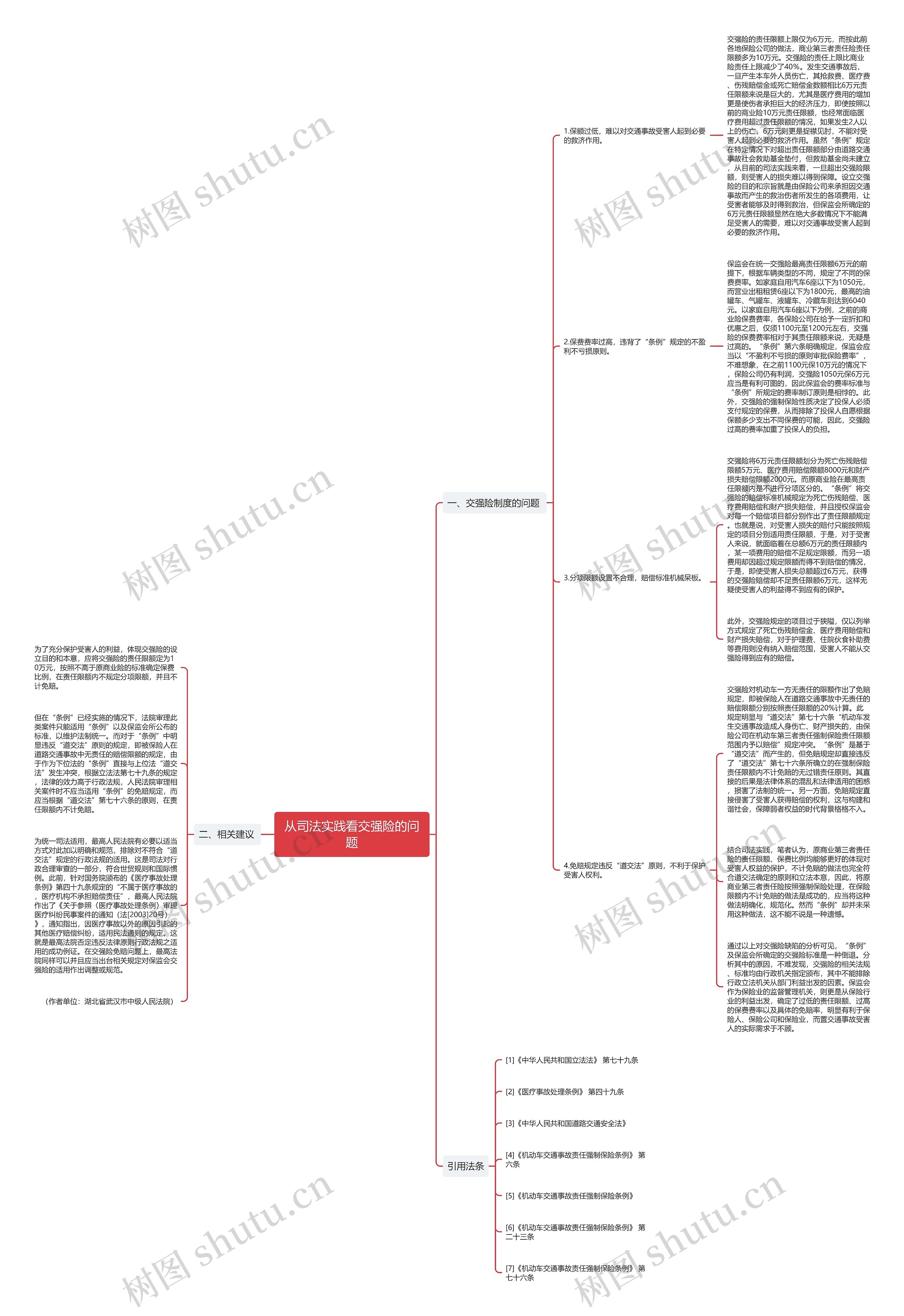 从司法实践看交强险的问题 从司法实践看交强险的问题