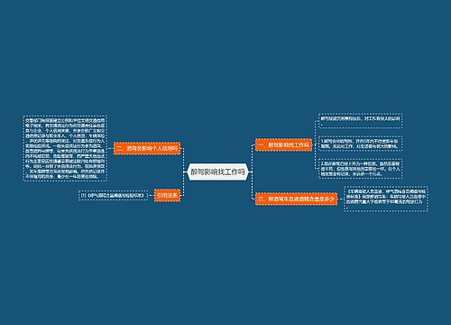 醉驾影响找工作吗