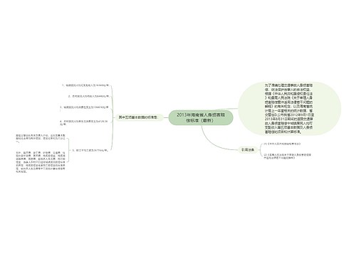 2013年海南省人身损害赔偿标准（最新）