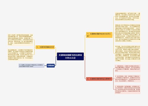 交通事故调解书的法律效力怎么认定