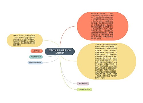 逆向行驶摩托车撞犬 犬主人赔偿四万