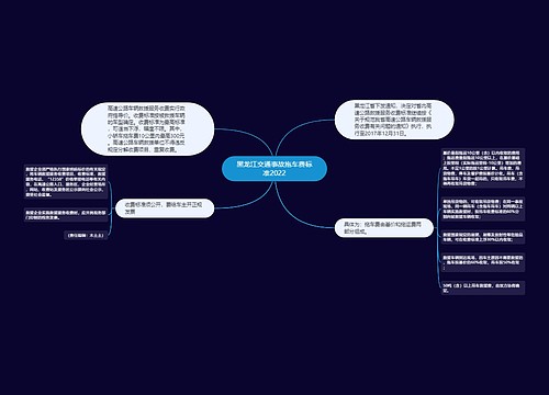黑龙江交通事故拖车费标准2022