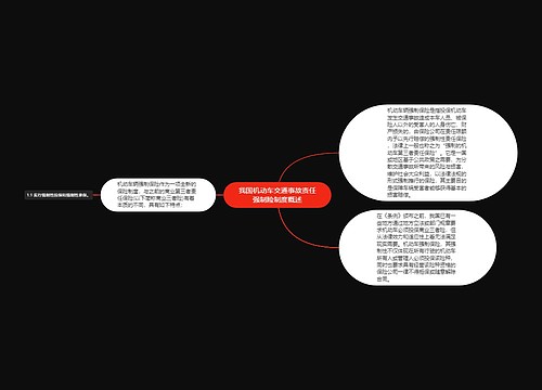 我国机动车交通事故责任强制险制度概述