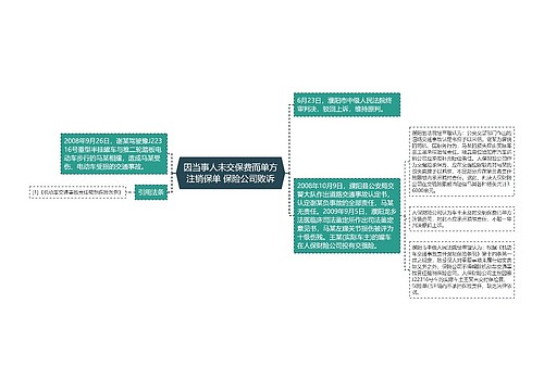 因当事人未交保费而单方注销保单 保险公司败诉