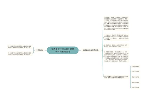 交通事故住院伙食补助费计算和索赔技巧