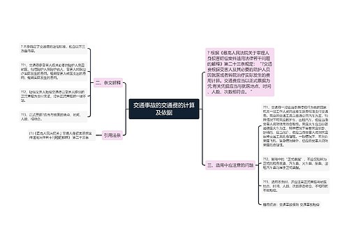 交通事故的交通费的计算及依据