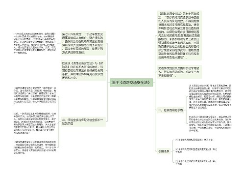 细评《道路交通安全法》