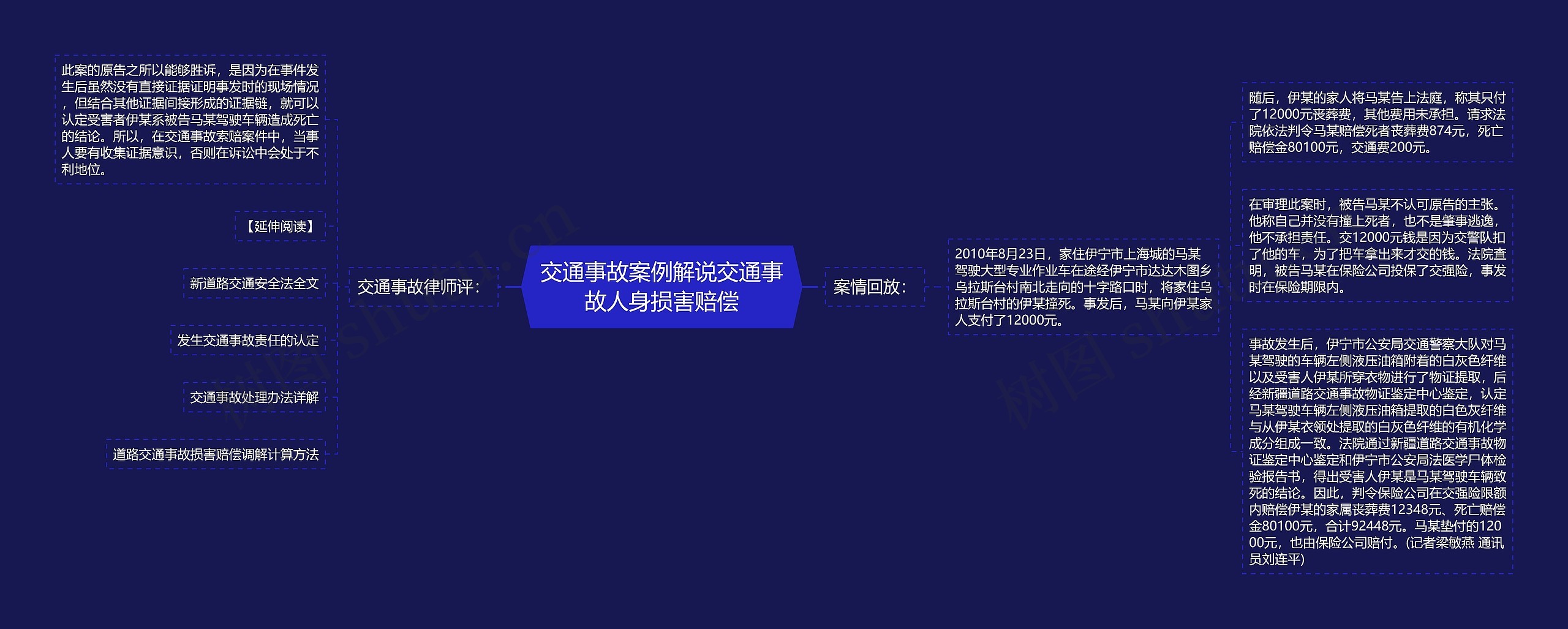 交通事故案例解说交通事故人身损害赔偿