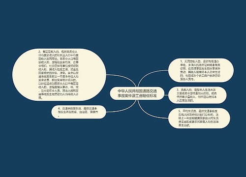 中华人民共和国道路交通事故案件误工费赔偿标准