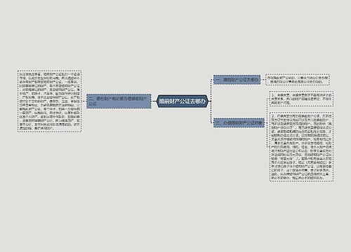 婚前财产公证去哪办