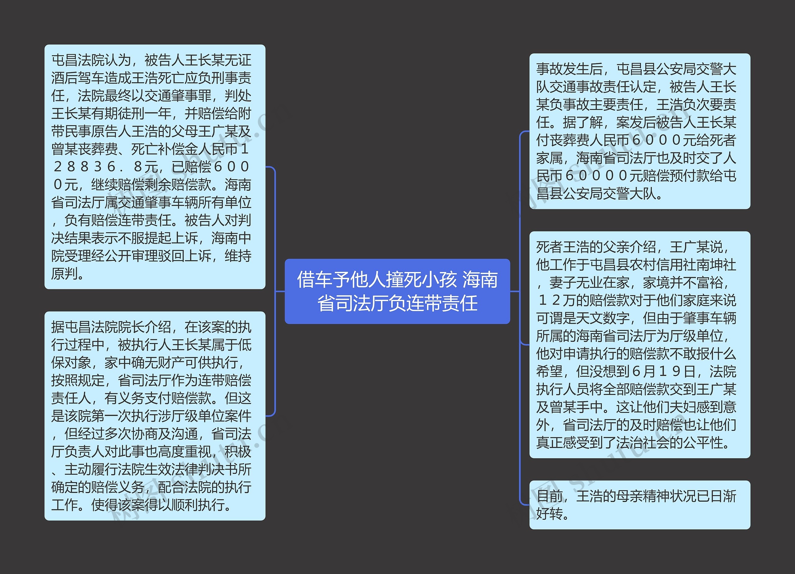 借车予他人撞死小孩 海南省司法厅负连带责任