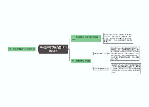 停车违章可以在交管12123处理吗