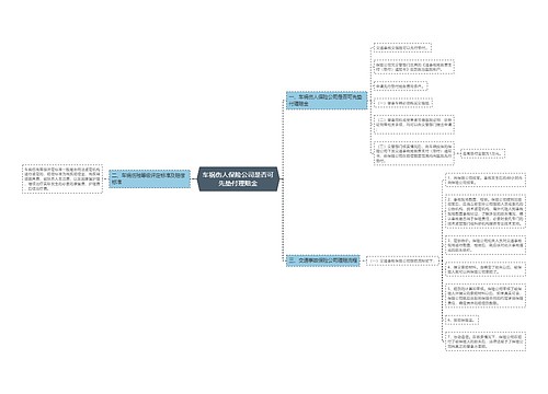 车祸伤人保险公司是否可先垫付理赔金