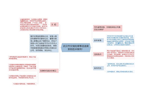 武汉市交强险肇事逃逸案索赔胜诉案例！