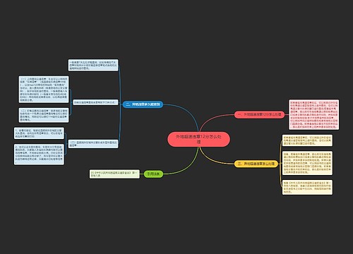外地超速违章12分怎么处理