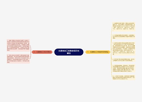 交通事故工伤赔偿项目有哪些