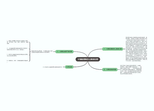 交强险理赔怎么赔偿处理