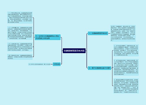 交通肇事罪是否有共犯