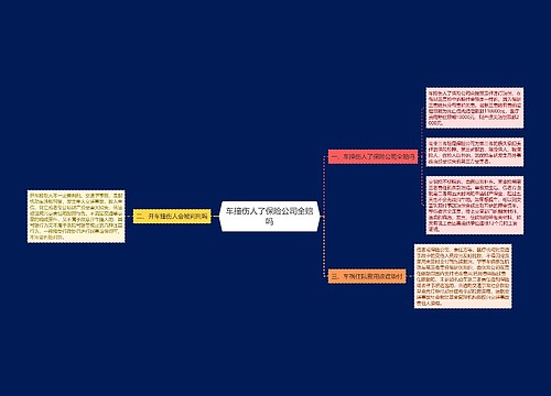 车撞伤人了保险公司全赔吗