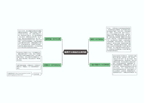 喝酒开车面临的法律风险