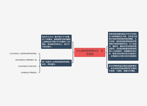 什么是危险货物标志，怎样使用