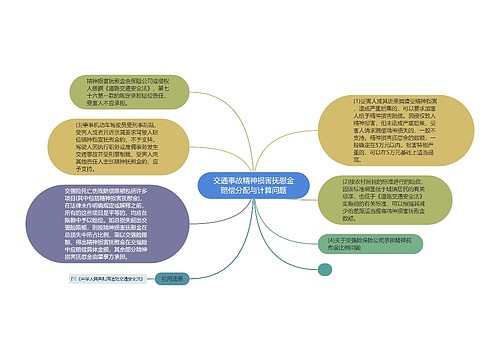 交通事故精神损害抚慰金赔偿分配与计算问题