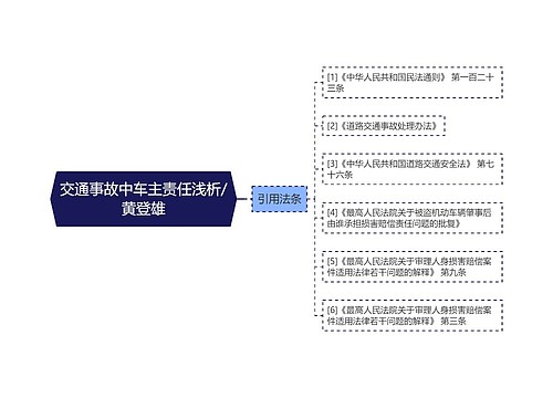 交通事故中车主责任浅析/黄登雄