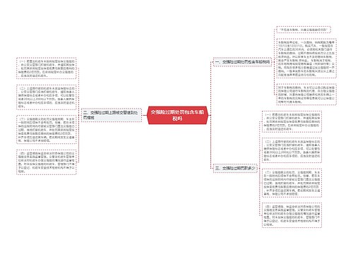交强险过期处罚包含车船税吗

