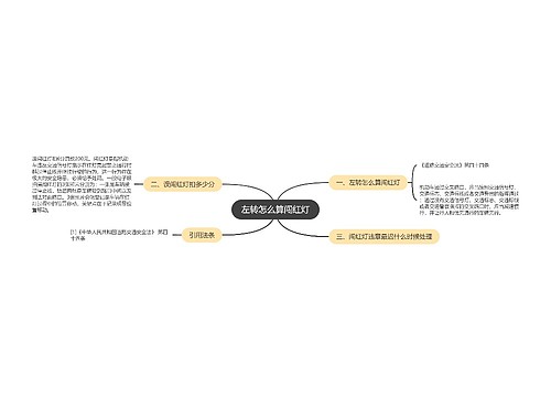 左转怎么算闯红灯