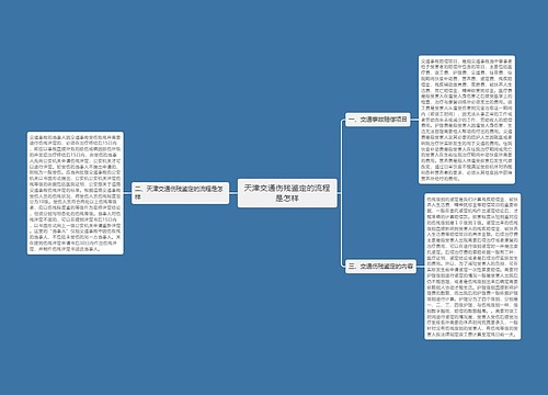 天津交通伤残鉴定的流程是怎样