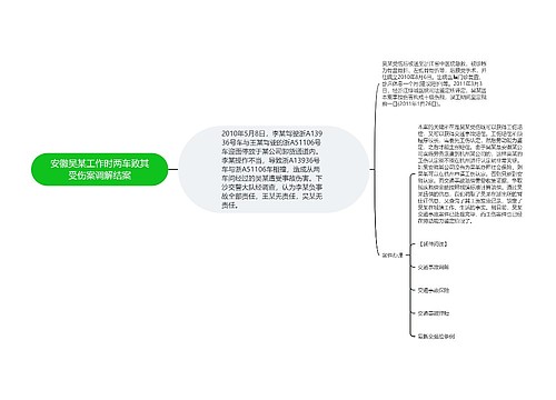 安徽吴某工作时两车致其受伤案调解结案